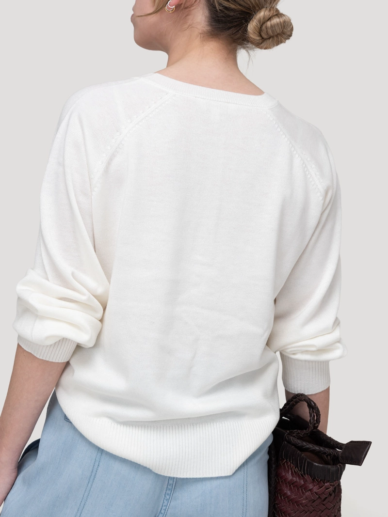 SWEATER POLIE STER MUJER OMAHA BLANCO ROCKFORD - 6