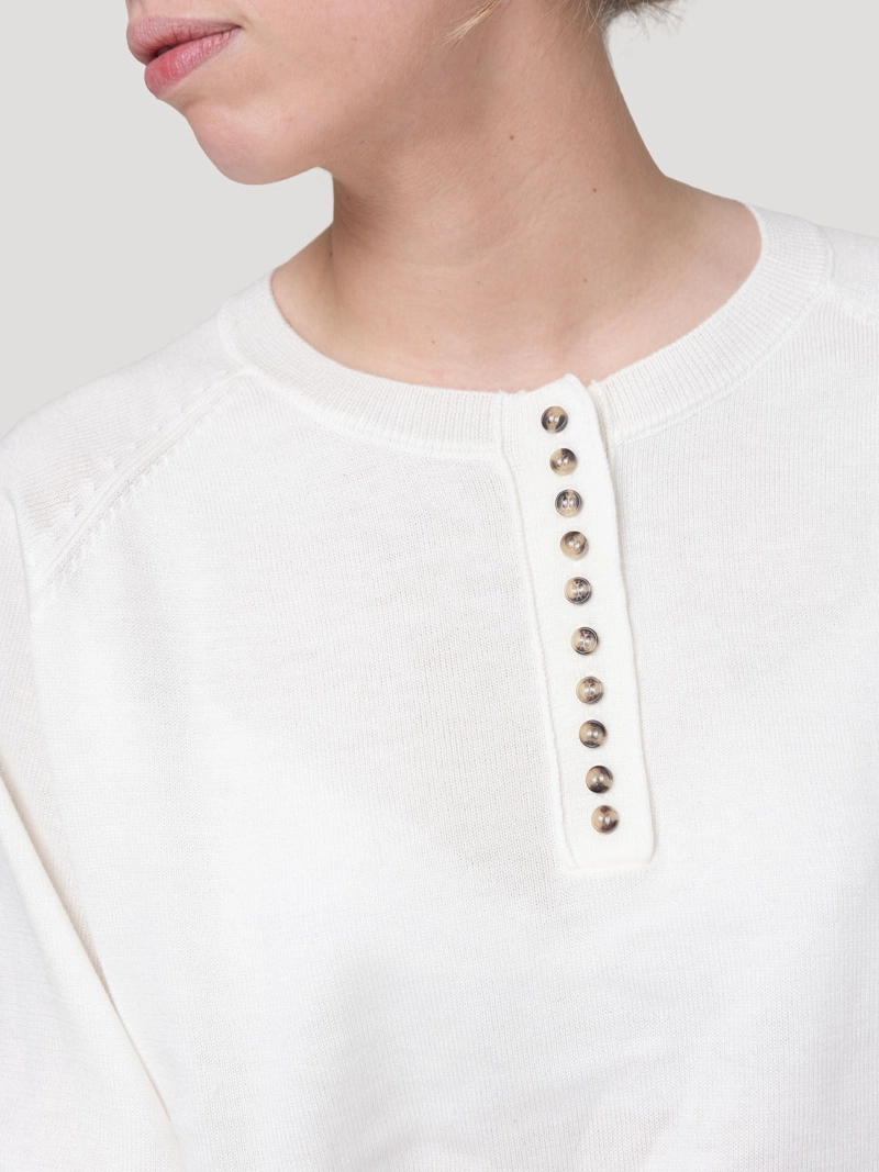 SWEATER POLIE STER MUJER OMAHA BLANCO ROCKFORD - 8