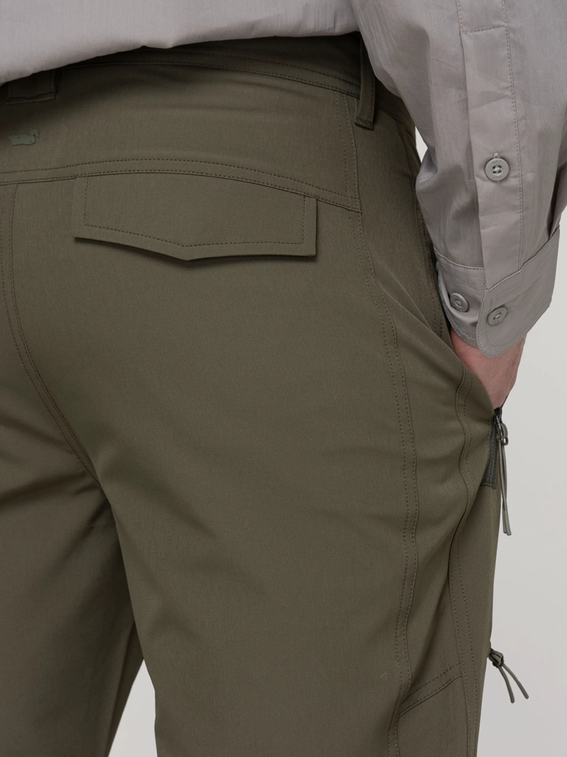 PANTALON FIBRAS RECICLADAS HOMBRE HIKE VERDE ROCKFORD - 9