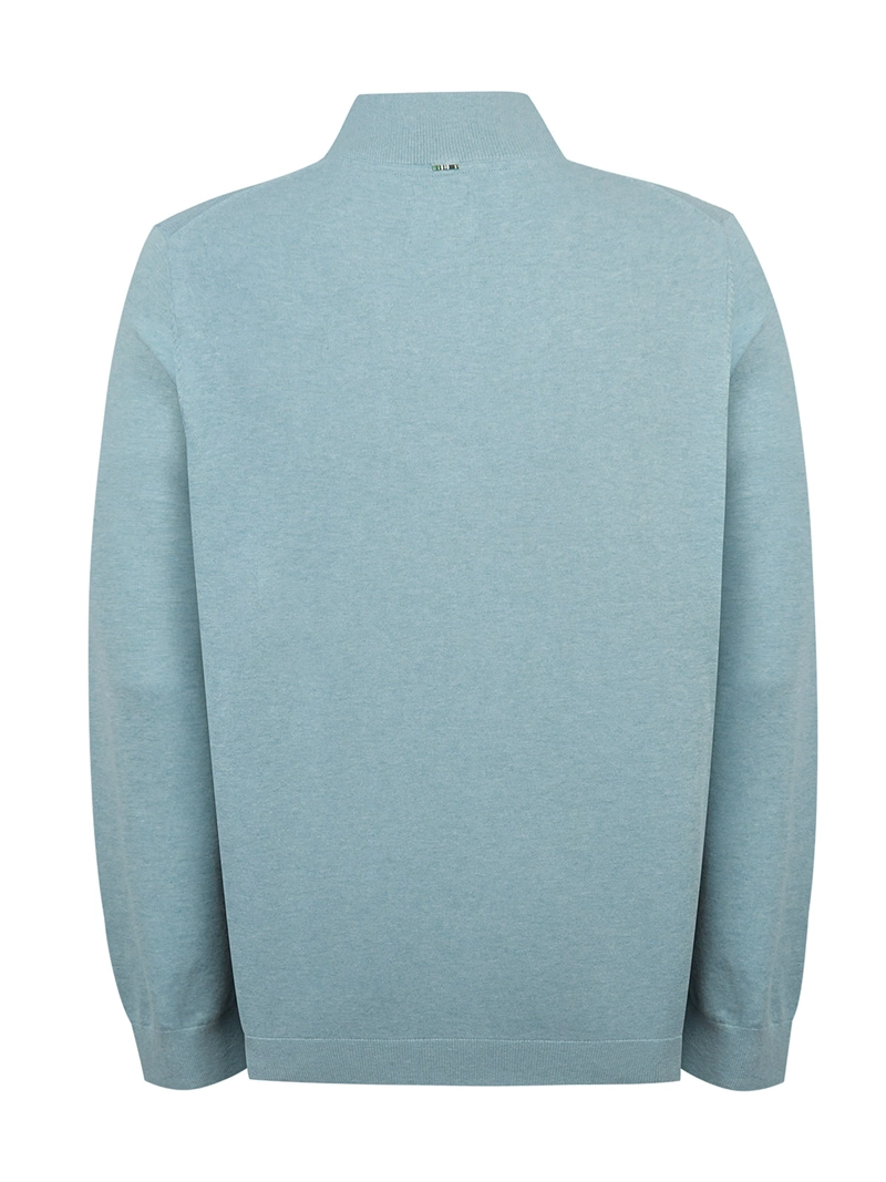 SWEATER ALGODON ORGANICO HOMBRE BILBAO CELESTE ROCKFORD - 2