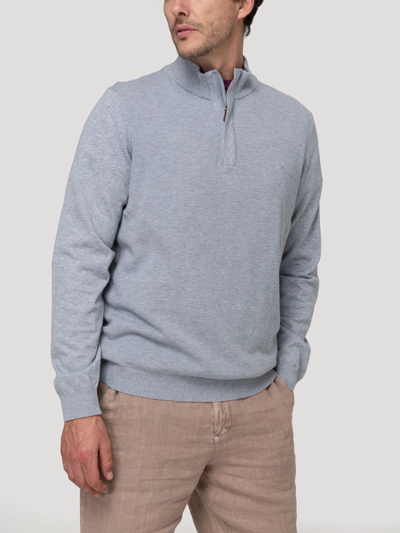 SWEATER ALGODON ORGANICO HOMBRE BILBAO GRIS ROCKFORD - 5
