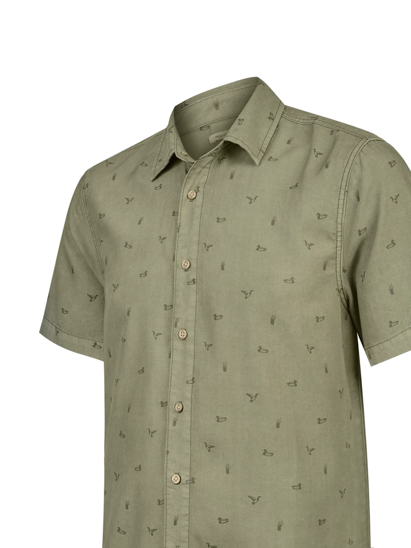 CAMISA TENCEL HOMBRE TENCELPRINT VERDE ROCKFORD - 4