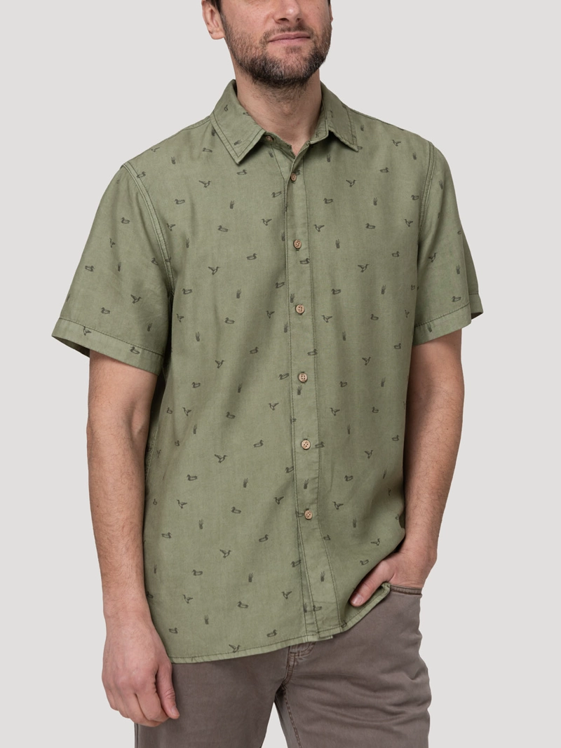 CAMISA TENCEL HOMBRE TENCELPRINT VERDE ROCKFORD - 5