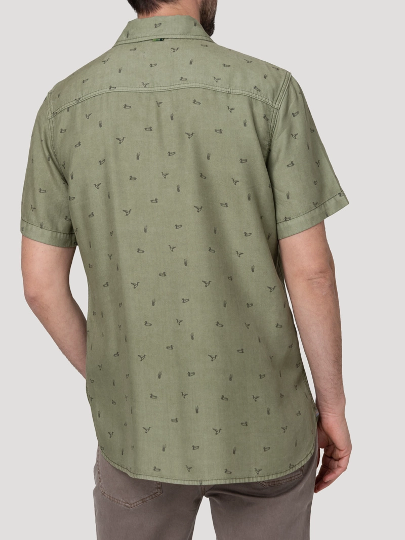 CAMISA TENCEL HOMBRE TENCELPRINT VERDE ROCKFORD - 6
