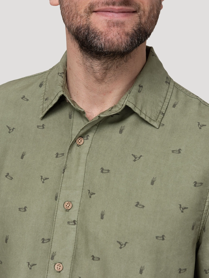 CAMISA TENCEL HOMBRE TENCELPRINT VERDE ROCKFORD - 7