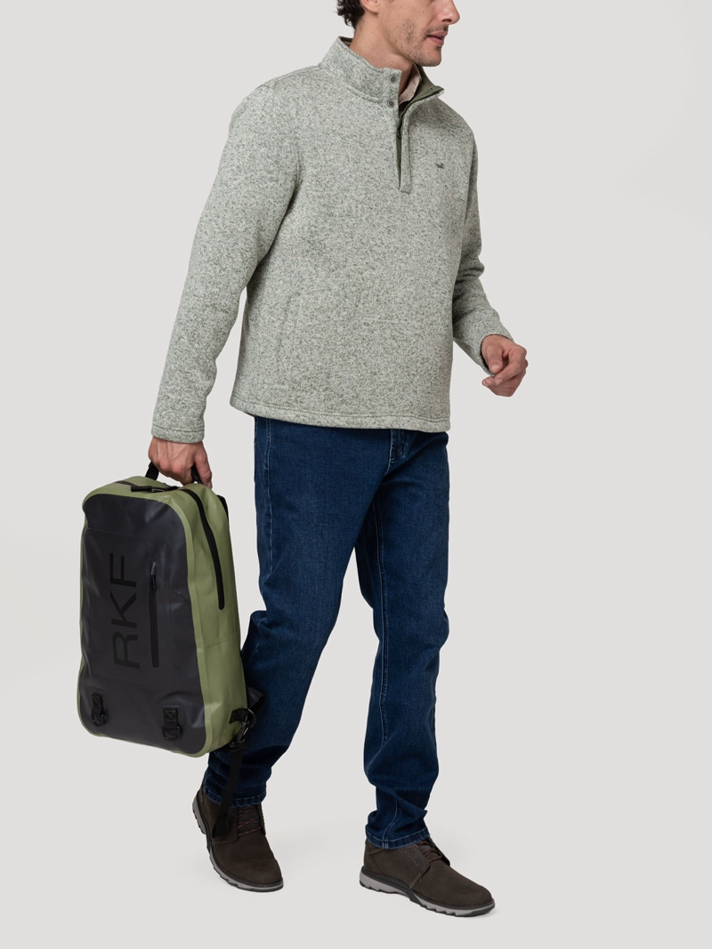 POLAR FIBRAS RECICLADAS HOMBRE ARIZHALF VERDE ROCKFORD - 8
