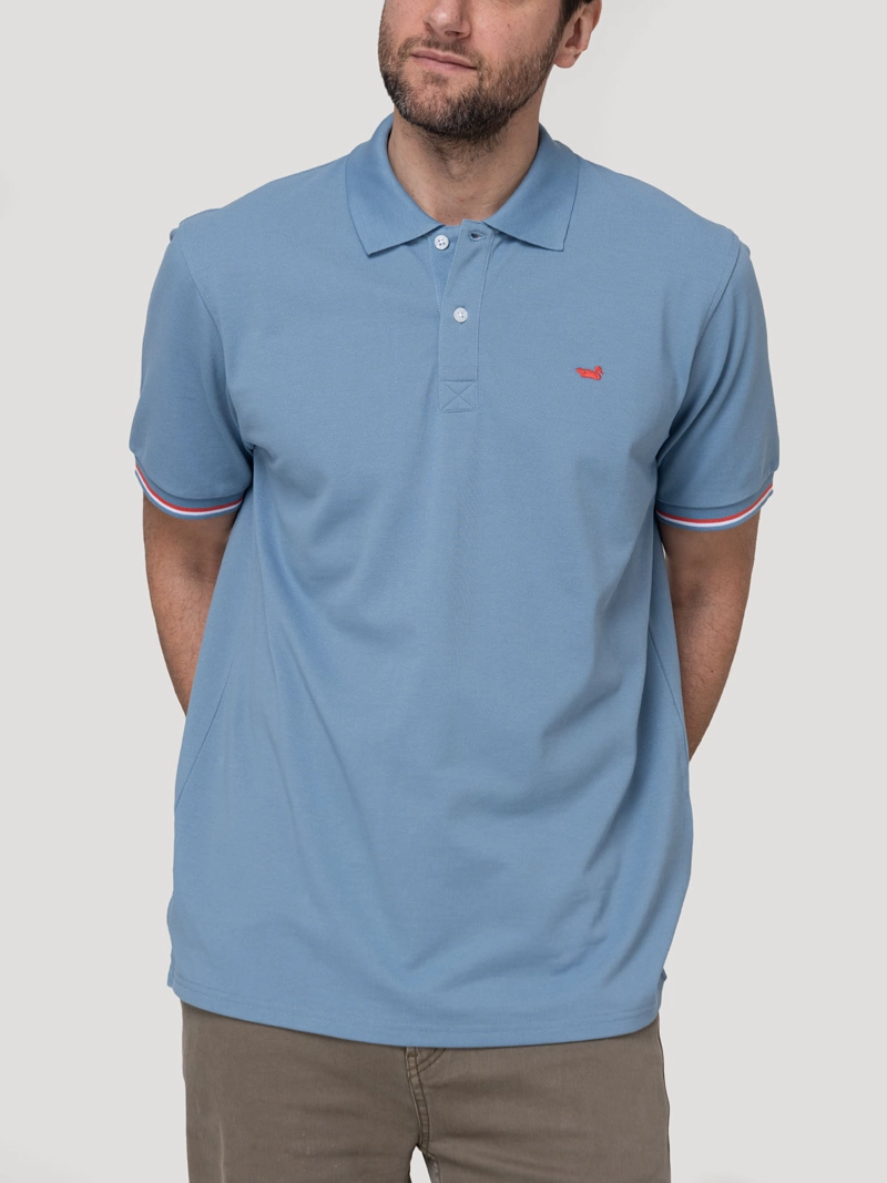 POLERA ALGODON PIMA HOMBRE MITCHELL CELESTE ROCKFORD - 2