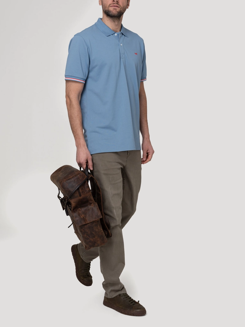 POLERA ALGODON PIMA HOMBRE MITCHELL CELESTE ROCKFORD - 6