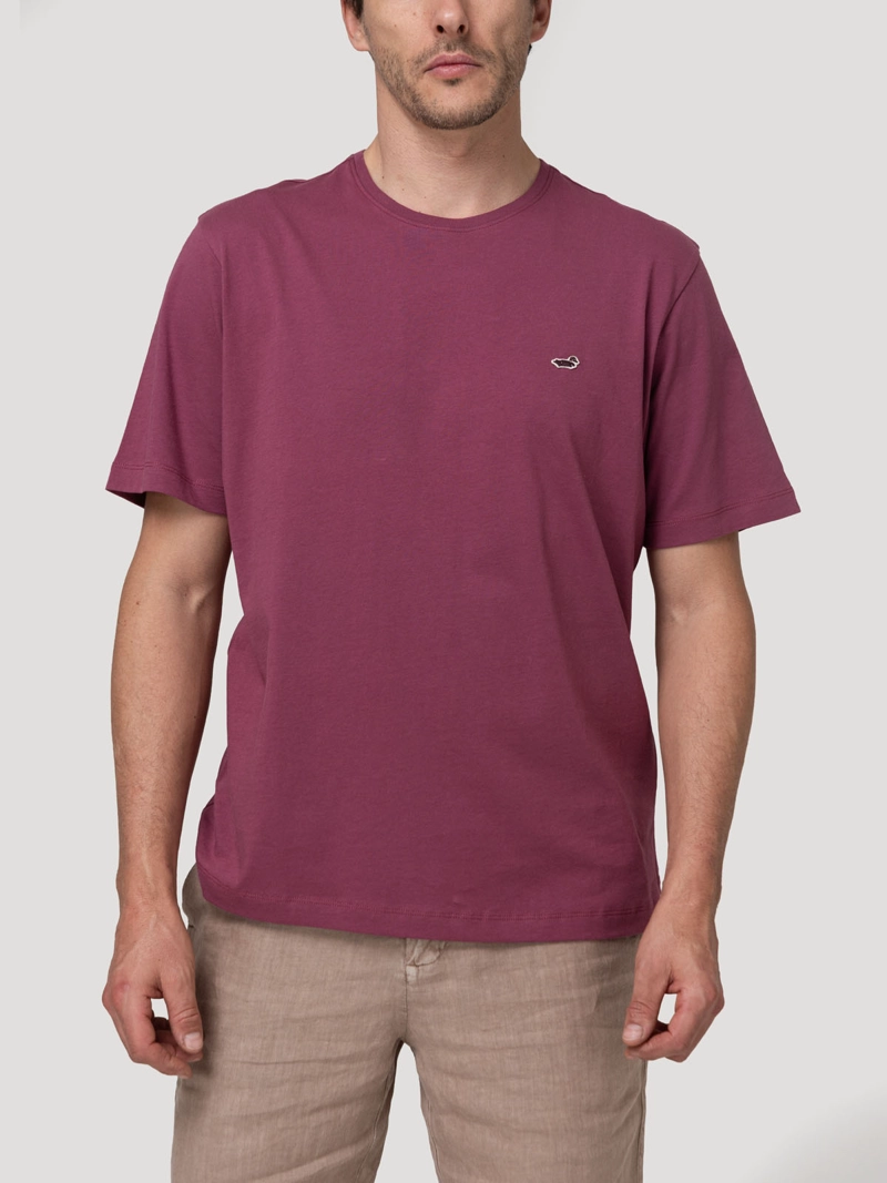 POLERA ALGODON ORGANICO HOMBRE BASIC BURDEO ROCKFORD - 1