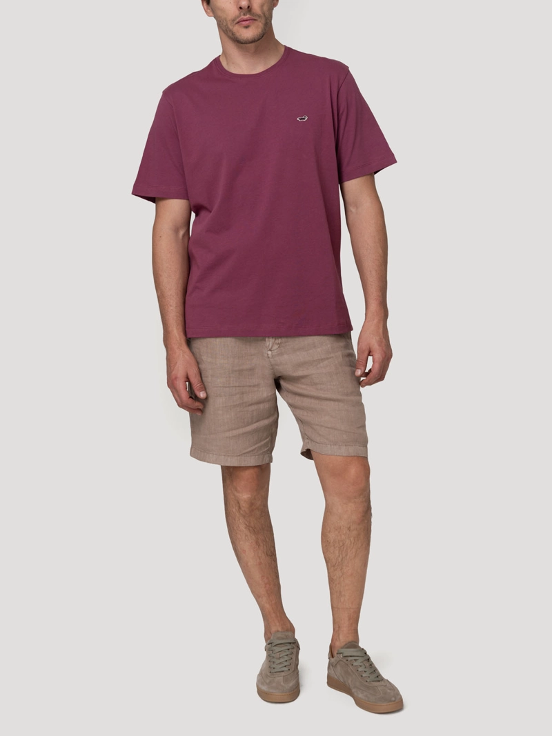 POLERA ALGODON ORGANICO HOMBRE BASIC BURDEO ROCKFORD - 5