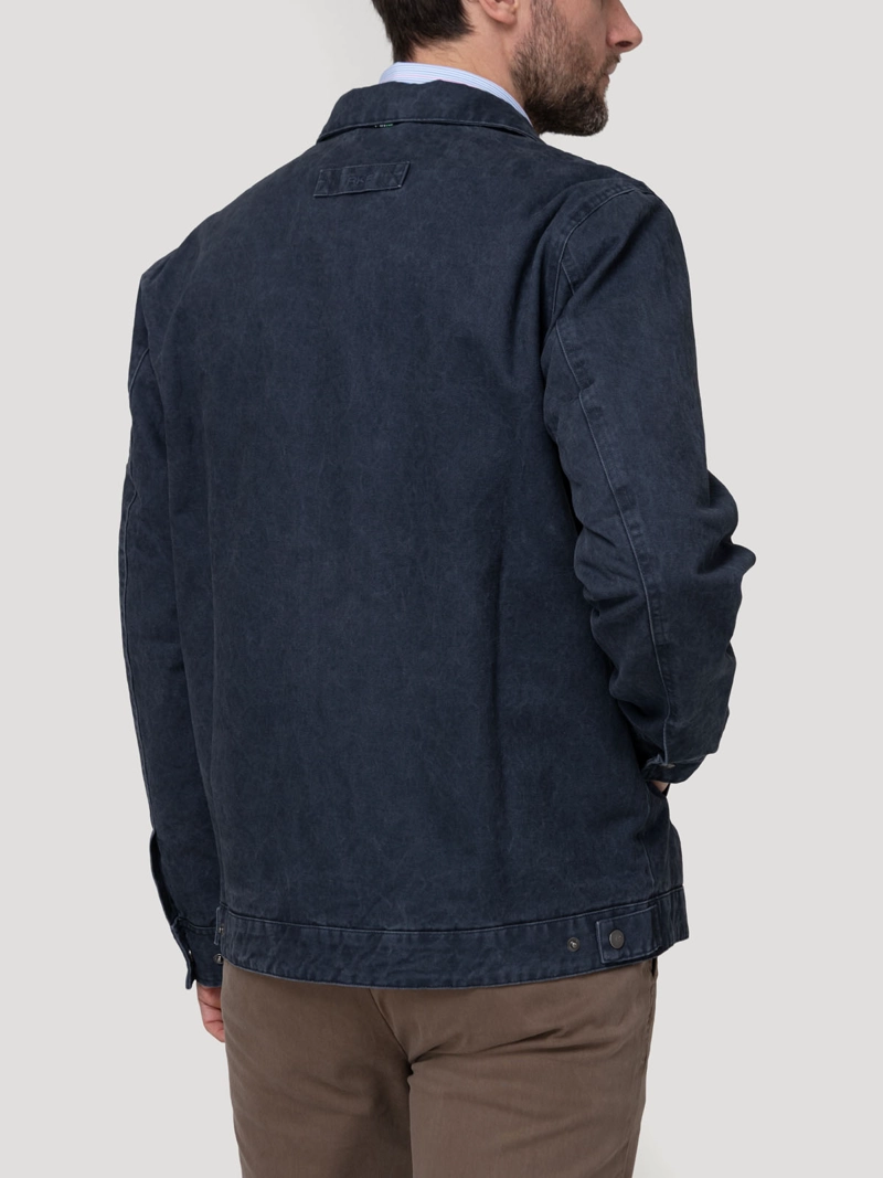 CHAQUETA ALGODON HOMBRE OREZZO AZUL ROCKFORD - 5