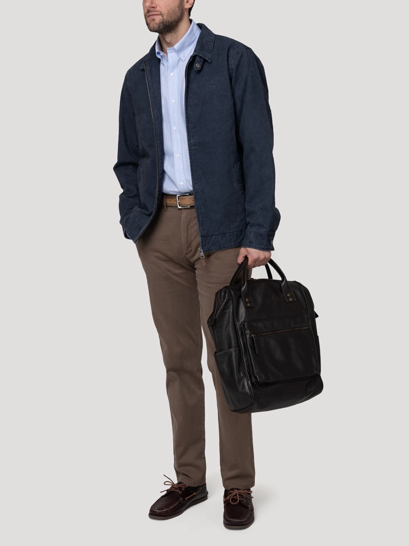 CHAQUETA ALGODON HOMBRE OREZZO AZUL ROCKFORD - 6