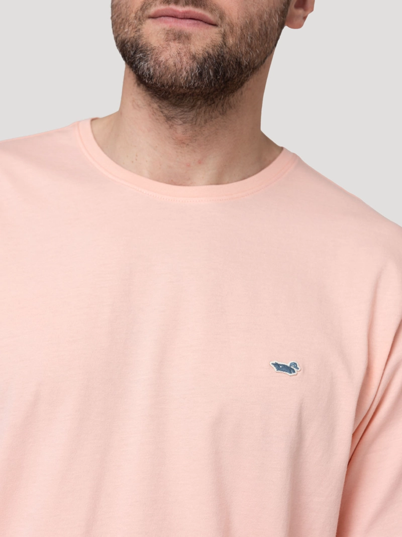 POLERA ALGODON ORGANICO HOMBRE BASIC NARANJO ROCKFORD - 4
