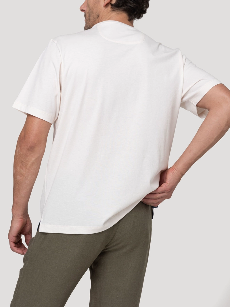 POLERA ALGODON ORGANICO HOMBRE BASIC BLANCO ROCKFORD - 6
