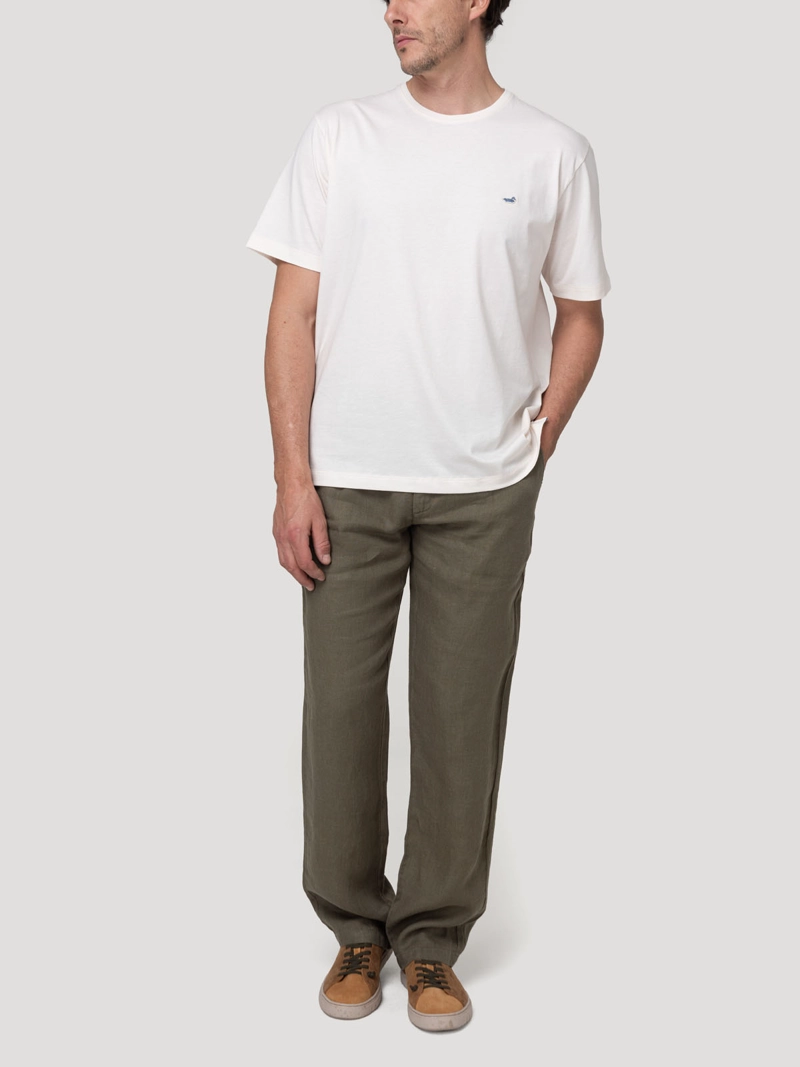 POLERA ALGODON ORGANICO HOMBRE BASIC BLANCO ROCKFORD - 8