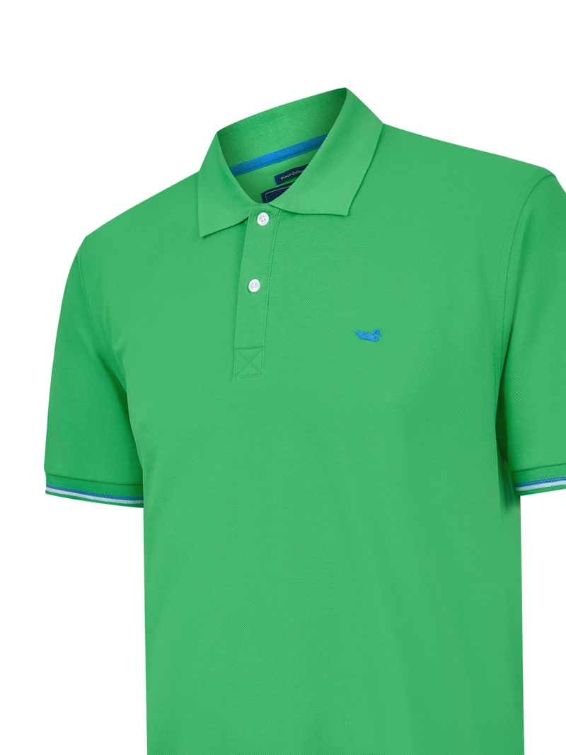 POLERA ALGODON PIMA HOMBRE MITCHELL VERDE ROCKFORD - 2