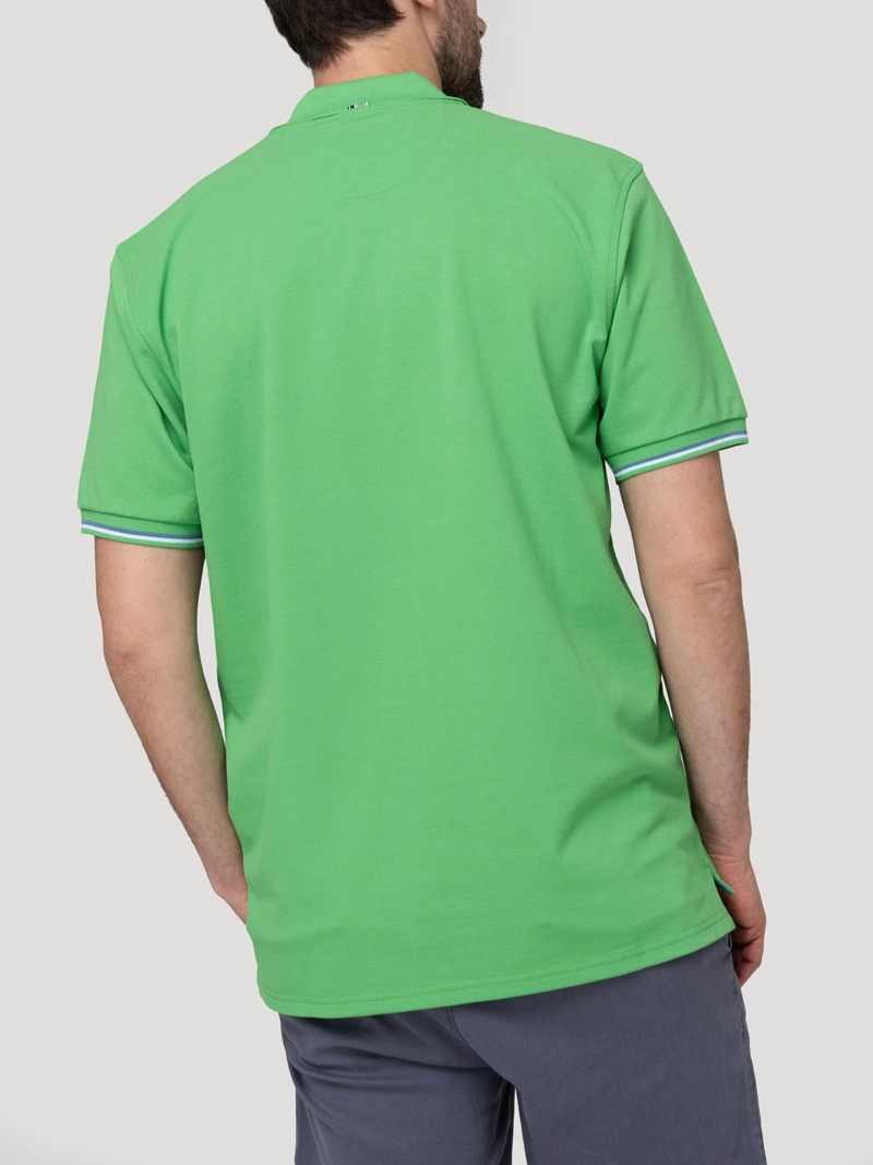 POLERA ALGODON PIMA HOMBRE MITCHELL VERDE ROCKFORD - 6