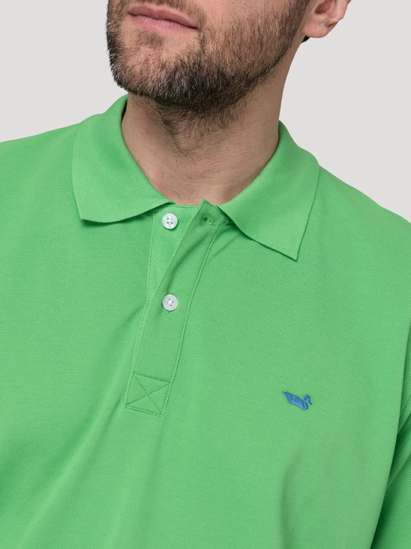 POLERA ALGODON PIMA HOMBRE MITCHELL VERDE ROCKFORD - 7