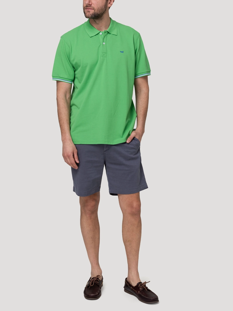POLERA ALGODON PIMA HOMBRE MITCHELL VERDE ROCKFORD - 8