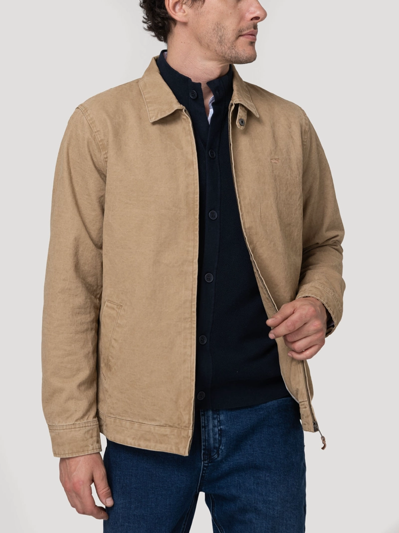 CHAQUETA ALGODON HOMBRE OREZZO BEIGE ROCKFORD - 5