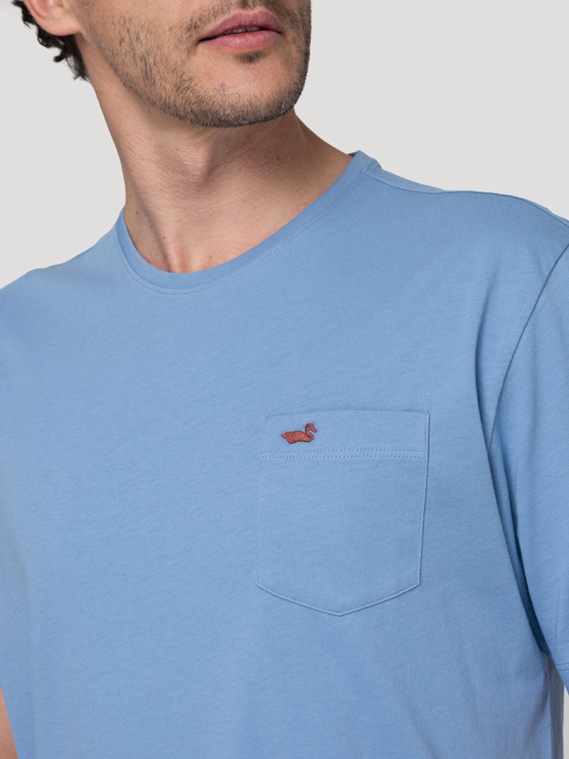 POLERA ALGODON ORGANICO HOMBRE BASICPOC CELEST ROCKFORD - 4