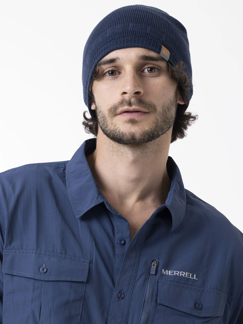 GORRO UNISEX ESSENTIAL LOGO AZUL MERRELL - 4