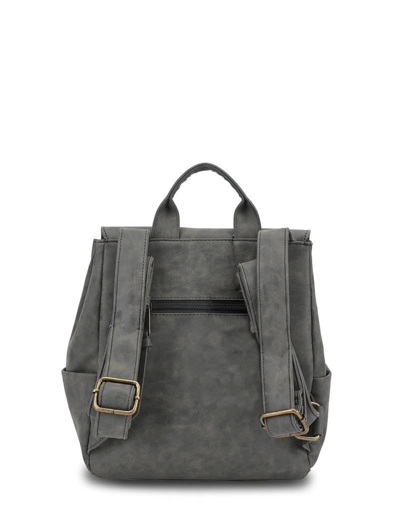 MOCHILA ECOCUERO MUJER DALLAS BACK VERDE HUSH PUPPIES - 3