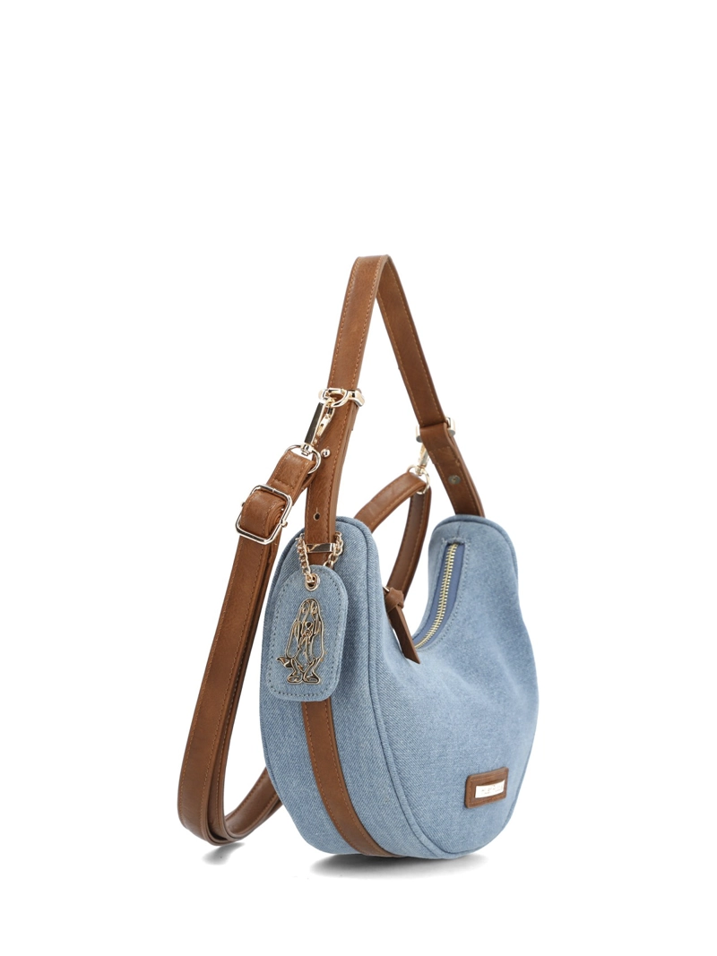 CARTERA TEXTIL MUJER DENHAM HOBO AZUL HUSH PUPPIES - 5