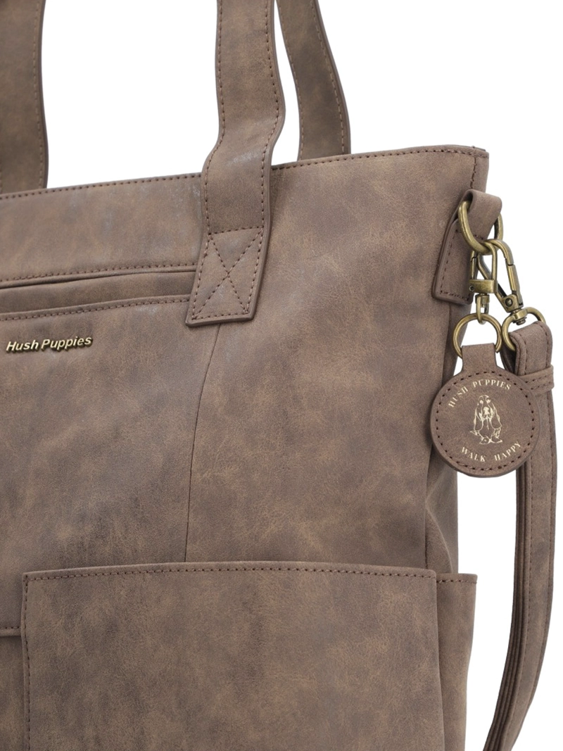 CARTERA ECOCUERO MUJER DENVER TOTE CAFE  HUSH PUPPIES - 5
