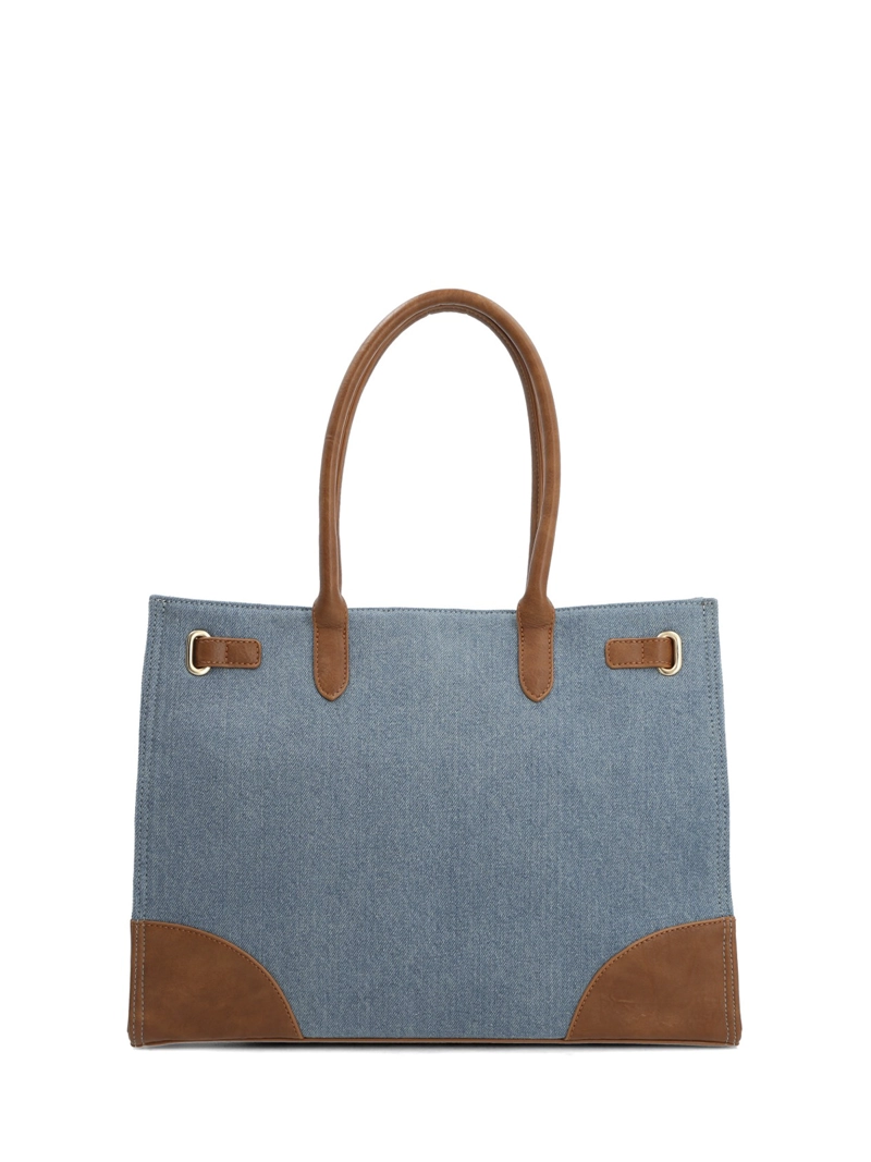 CARTERA TEXTIL MUJER DENHAM TOTE AZUL HUSH PUPPIES - 3