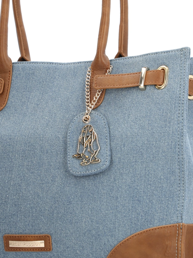 CARTERA TEXTIL MUJER DENHAM TOTE AZUL HUSH PUPPIES - 4