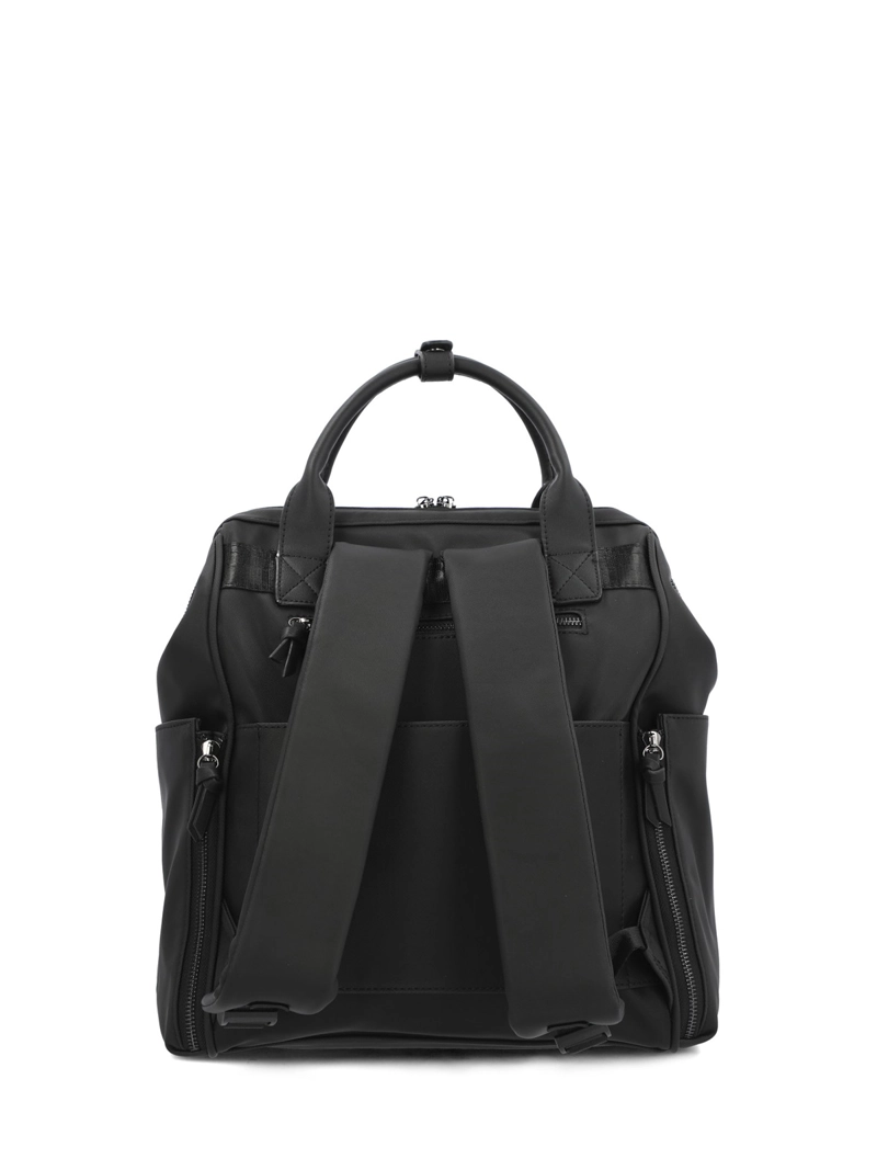 MOCHILA ECOCUERO MUJER HORSHAM BACK NEGRO HUSH PUPPIES - 5