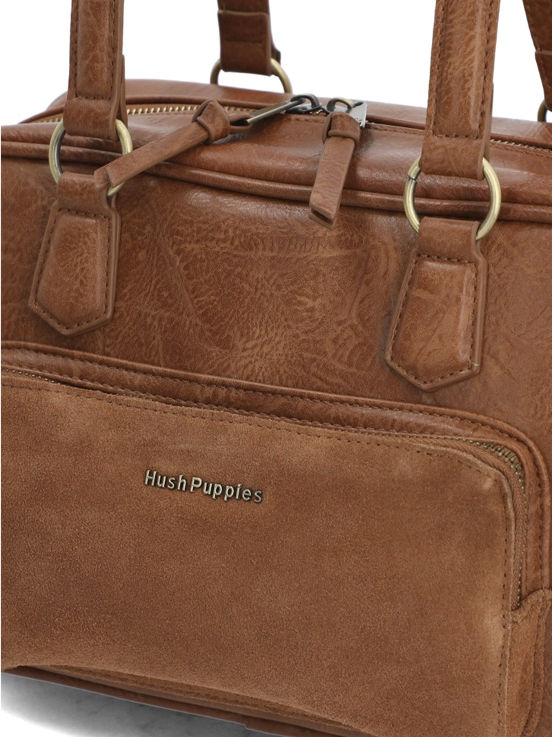 CARTERA ECOCUERO MUJER LEEK BAG CAFE  HUSH PUPPIES - 4