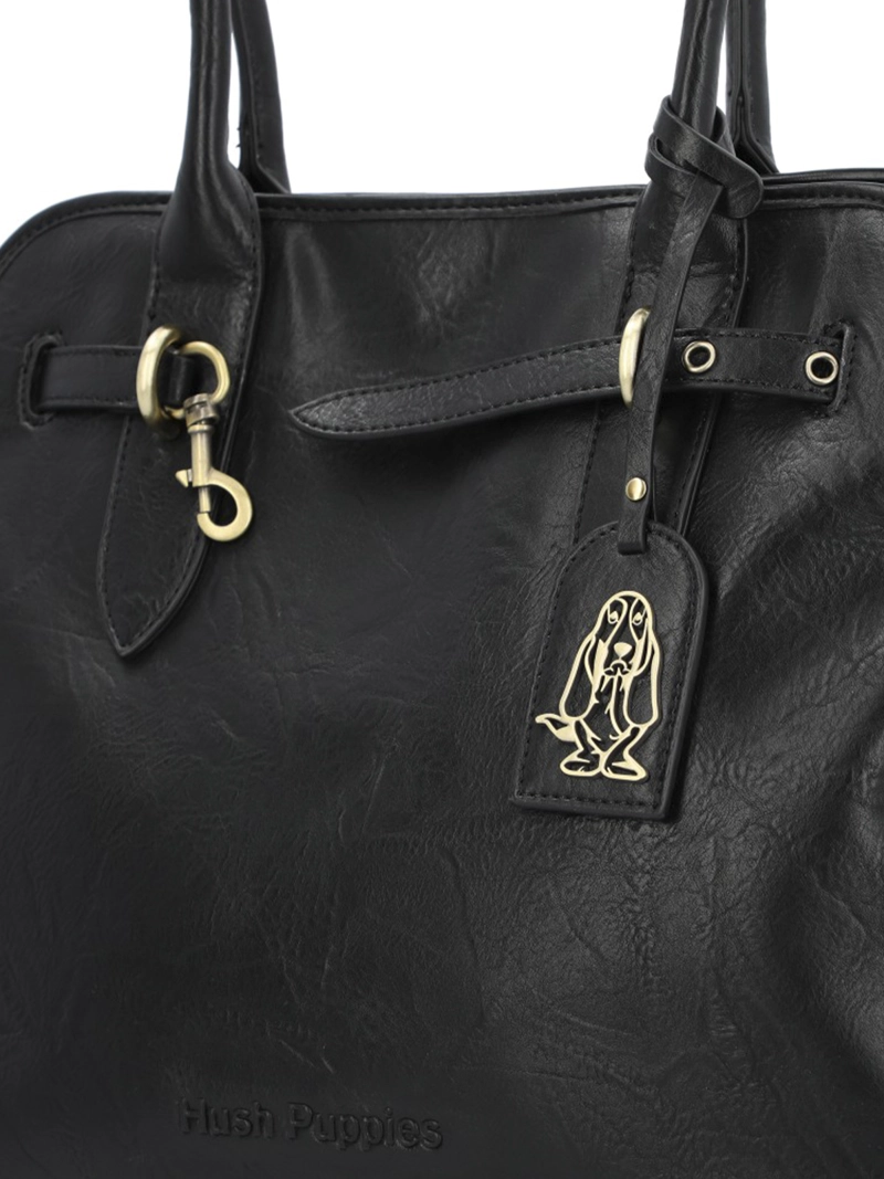 CARTERA ECOCUERO MUJER MINSTER BAG NEGRO HUSH PUPPIES - 4
