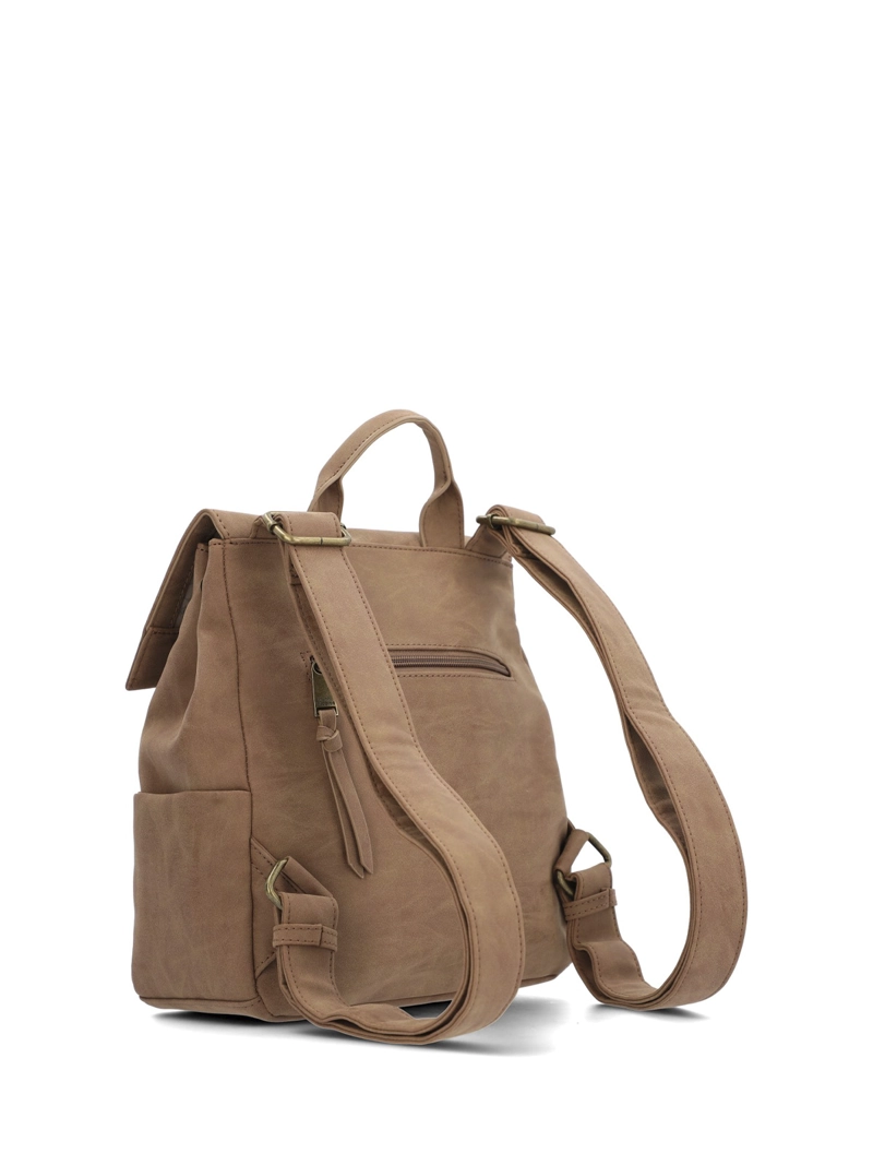 MOCHILA ECOCUERO MUJER DALLAS BACK CAFE  HUSH PUPPIES - 3