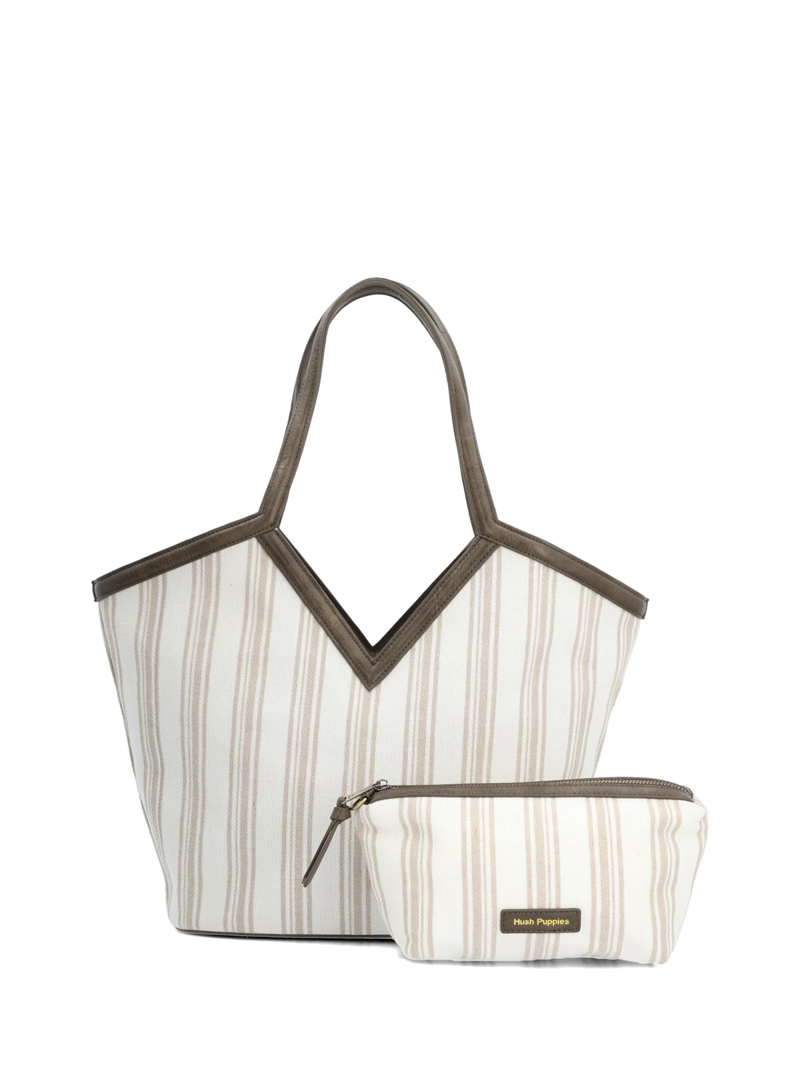 CARTERA TEXTIL MUJER CANNOCK TOTE BEIGE HUSH PUPPIES - 4