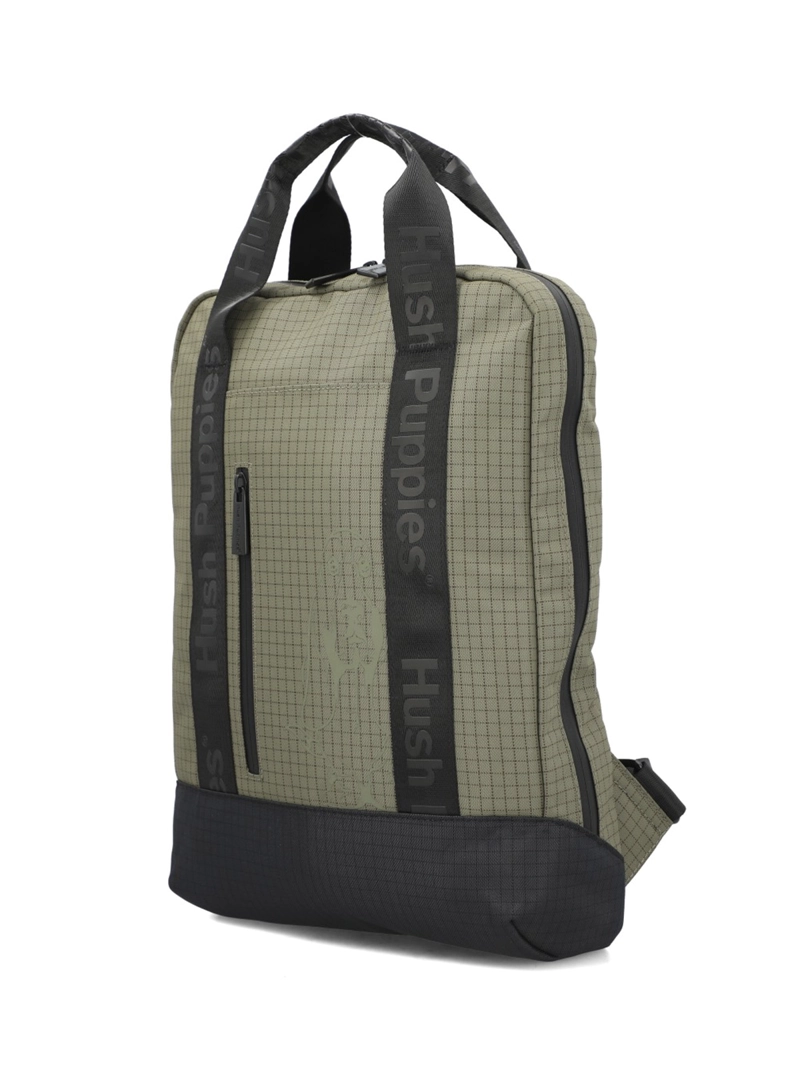 MOCHILA NYLON UNISEX ARKANSAS BACK VERDE HUSH PUPPIES - 2