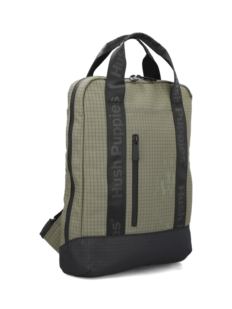 MOCHILA NYLON UNISEX ARKANSAS BACK VERDE HUSH PUPPIES - 3