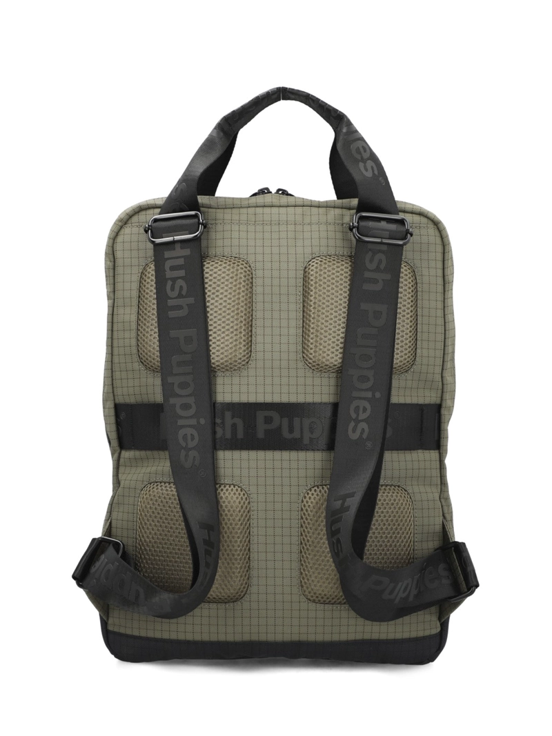 MOCHILA NYLON UNISEX ARKANSAS BACK VERDE HUSH PUPPIES - 4