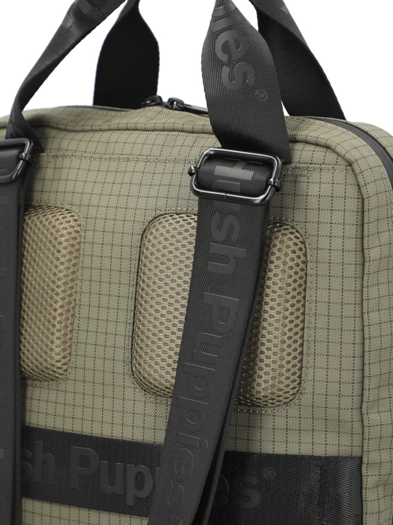 MOCHILA NYLON UNISEX ARKANSAS BACK VERDE HUSH PUPPIES - 5