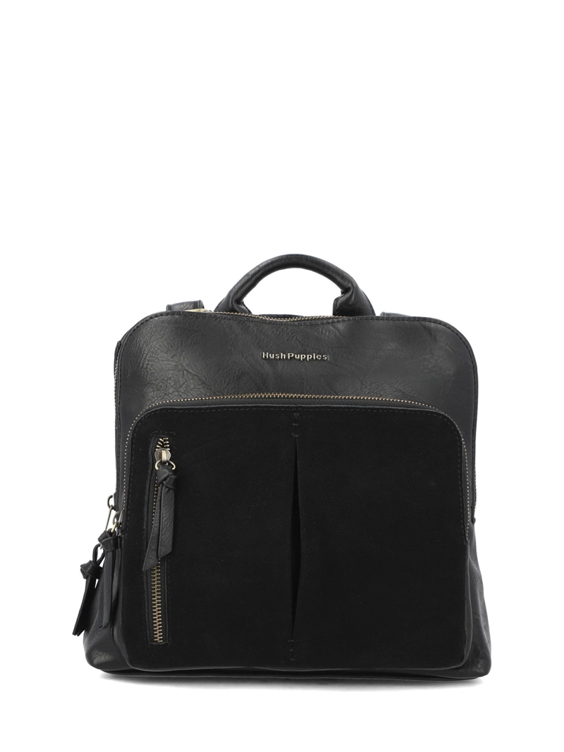 MOCHILA ECOCUERO MUJER LISKEARD NEGRO HUSH PUPPIES - 1