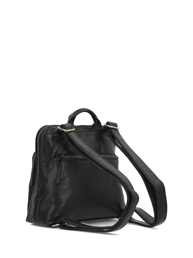 MOCHILA ECOCUERO MUJER LISKEARD NEGRO HUSH PUPPIES - 3