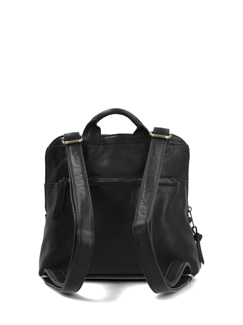 MOCHILA ECOCUERO MUJER LISKEARD NEGRO HUSH PUPPIES - 4