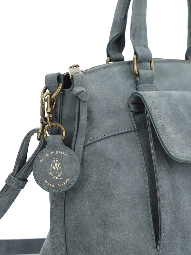 CARTERA ECOCUERO MUJER DURHAM BAG AZUL HUSH PUPPIES - 5