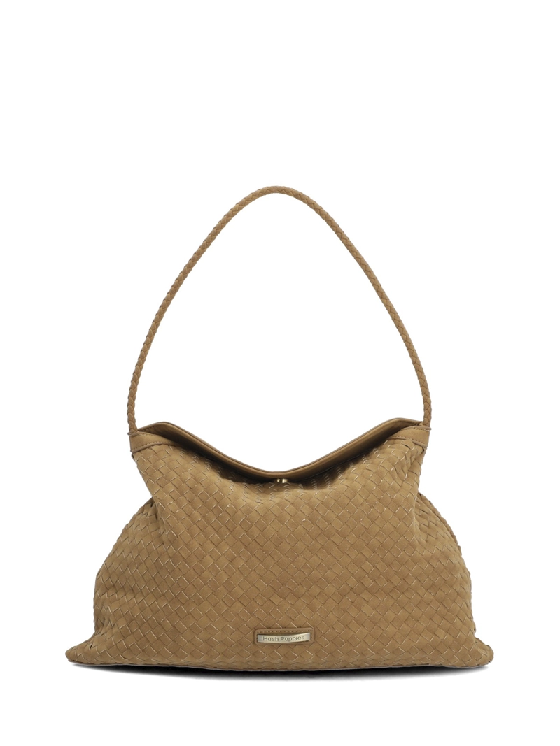 CARTERA ECOCUERO MUJER BRIGG HOBO CAFE  HUSH PUPPIES - 1