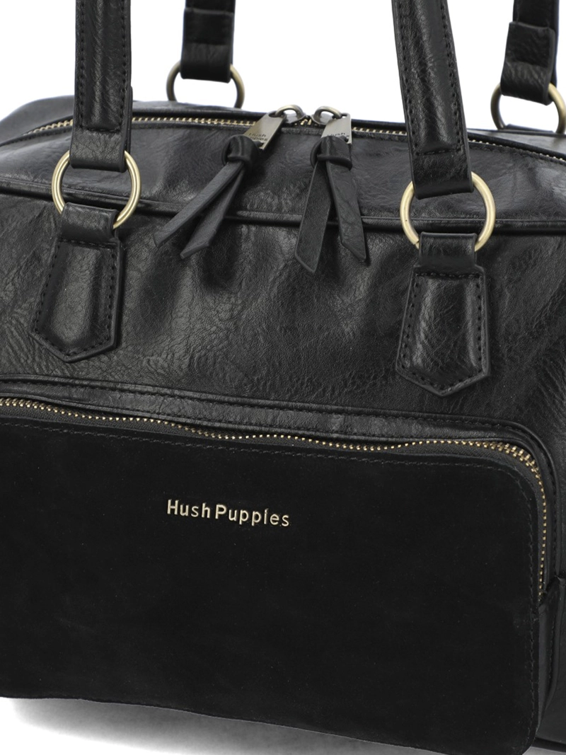 CARTERA ECOCUERO MUJER LEEK BAG NEGRO HUSH PUPPIES - 5