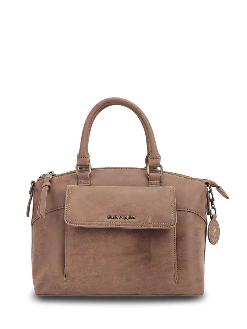 CARTERA ECOCUERO MUJER DURHAM BAG CAFE  HUSH PUPPIES - 1