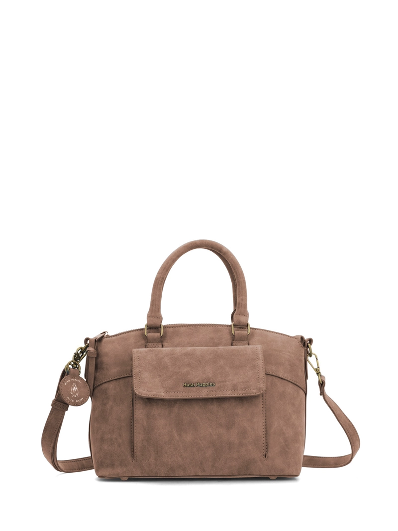 CARTERA ECOCUERO MUJER DURHAM BAG CAFE  HUSH PUPPIES - 4