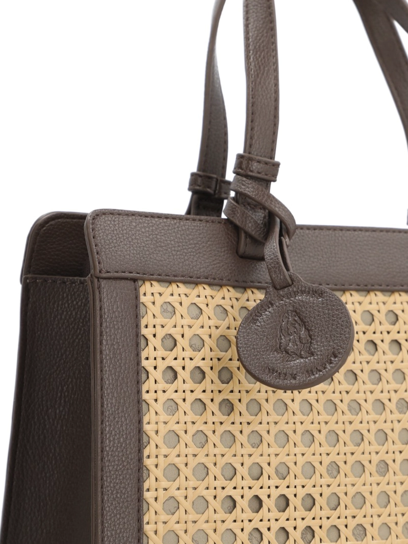 CARTERA RAFFIA MUJER RATTAN TOTE CAFE  HUSH PUPPIES - 4