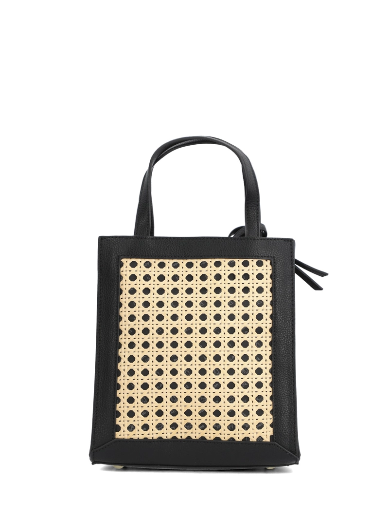 CARTERA RAFFIA MUJER RATTAN BAG NEGRO HUSH PUPPIES - 4